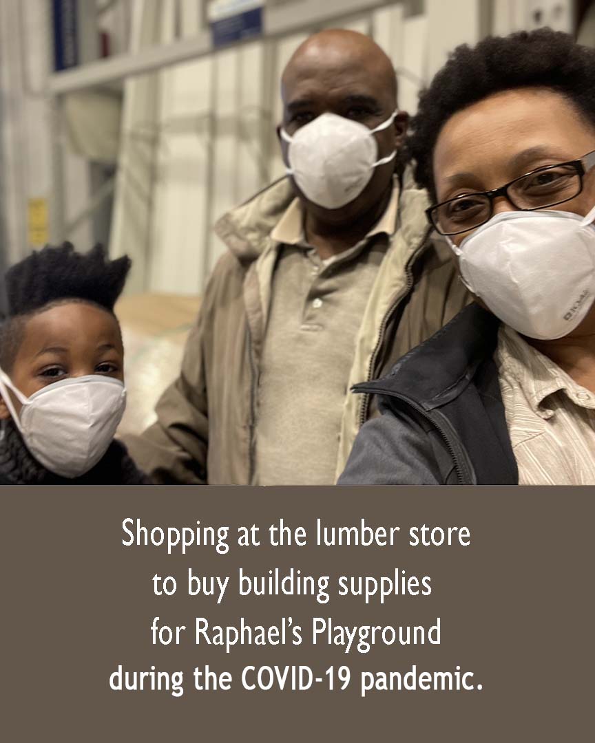 Lumber store fun with Papi and G.G.
